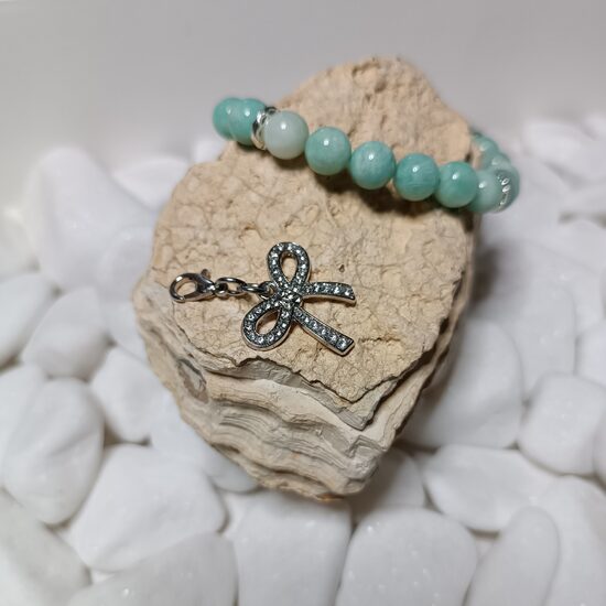 Amazonīta rokassprādze