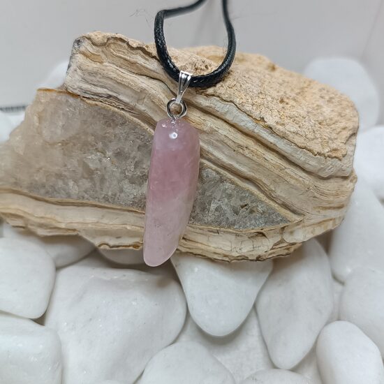 Rozā kvarcs(38 x 11 mm)